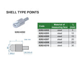 INSIZE Measuring Equipment Insize Shell Type Point 10mm Range Series 6282-0203